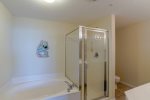Master Bath with Walk-In Shower and Separate Tub